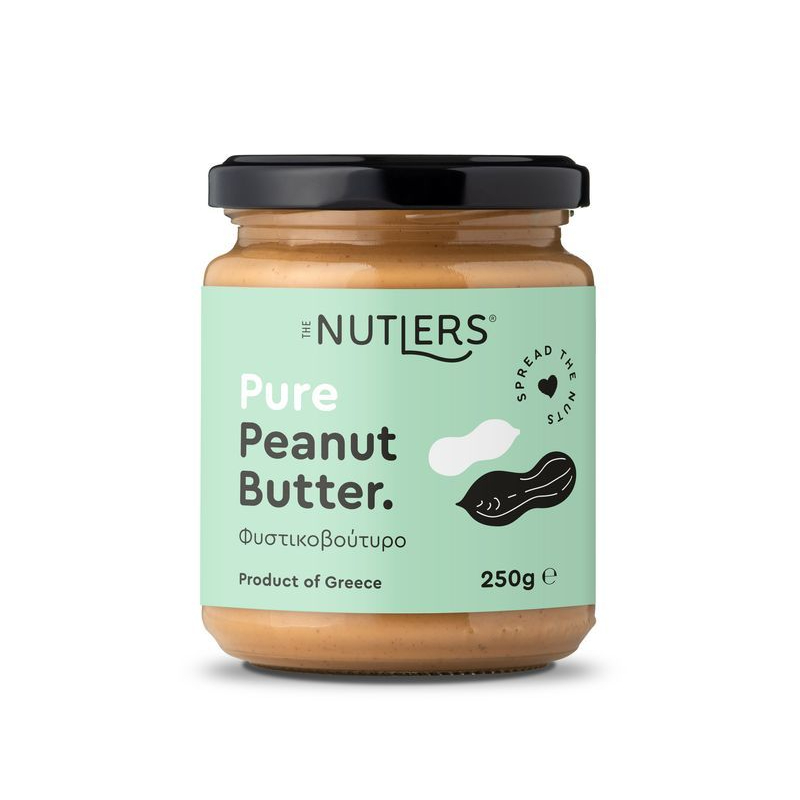 Φυστικοβούτυρο χωρίς ζάχαρη, χωρίς γλουτένη«The Nutlers» 250γρ